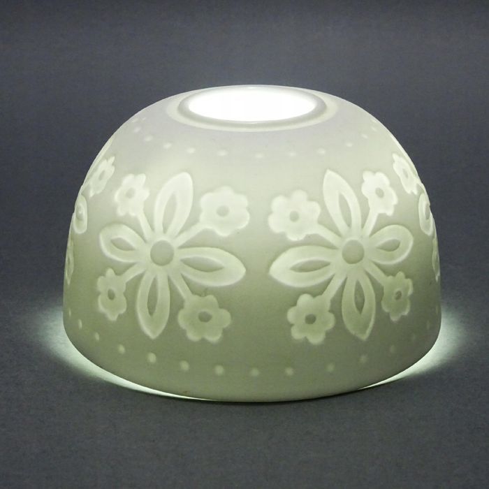 porcelanowy klosik lampion osłona świecznik