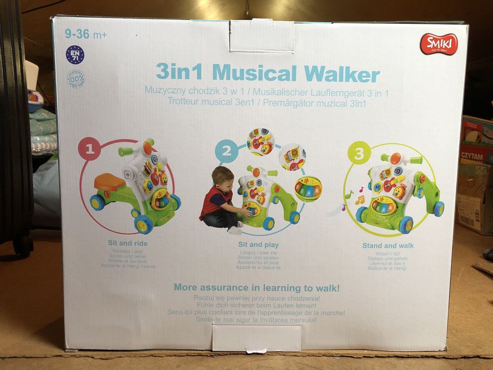 3in1 musical walker