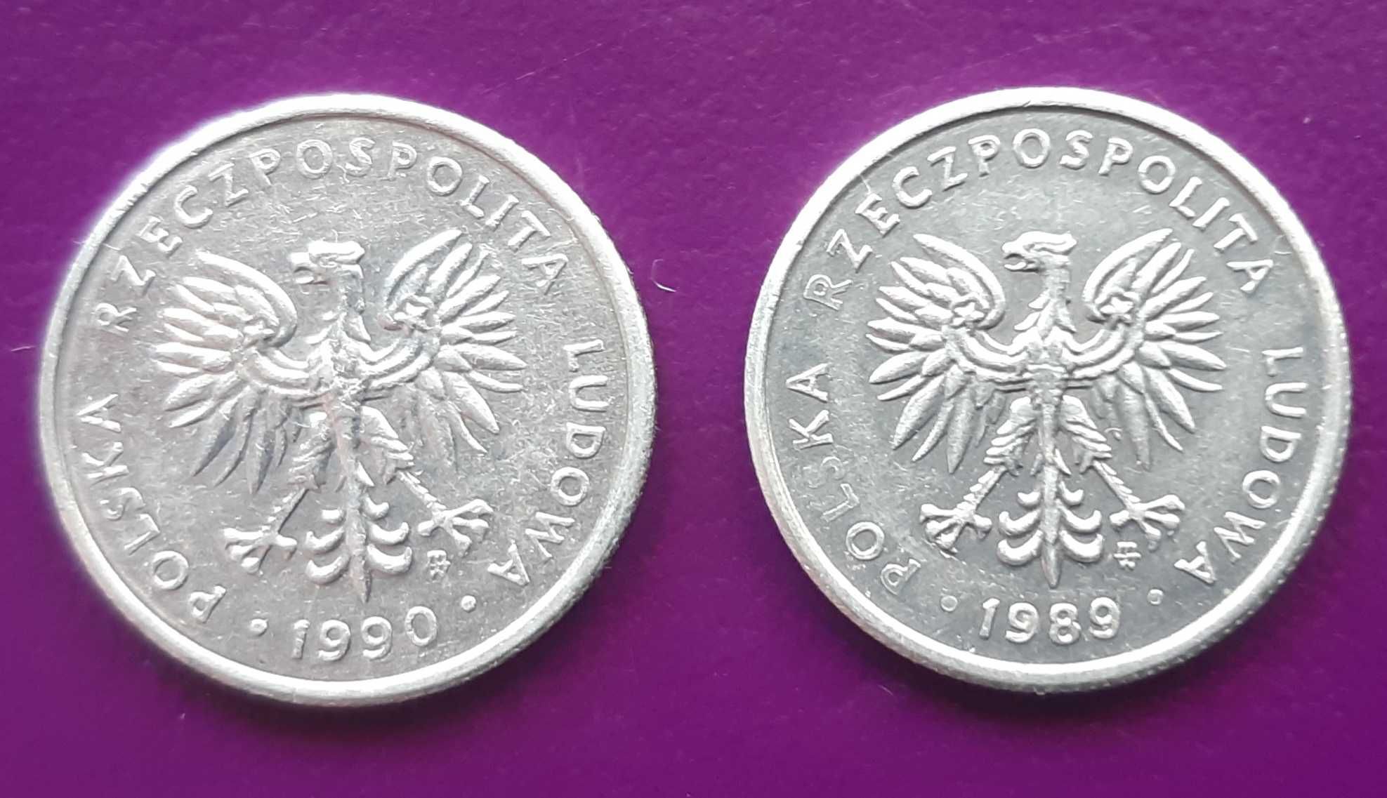 2 Monety - PRL 2 ZŁOTE 1989/1990 - Piękne ! - Oryginały !