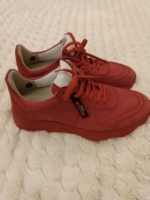 Sneakersy LLOYD -Aspen- Red/off white