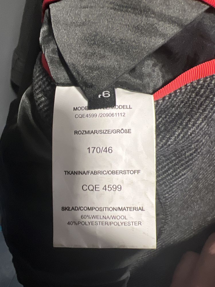 Wełniany Płaszcz Próchnik Meski dla Pana o wzroscie około 175cm
