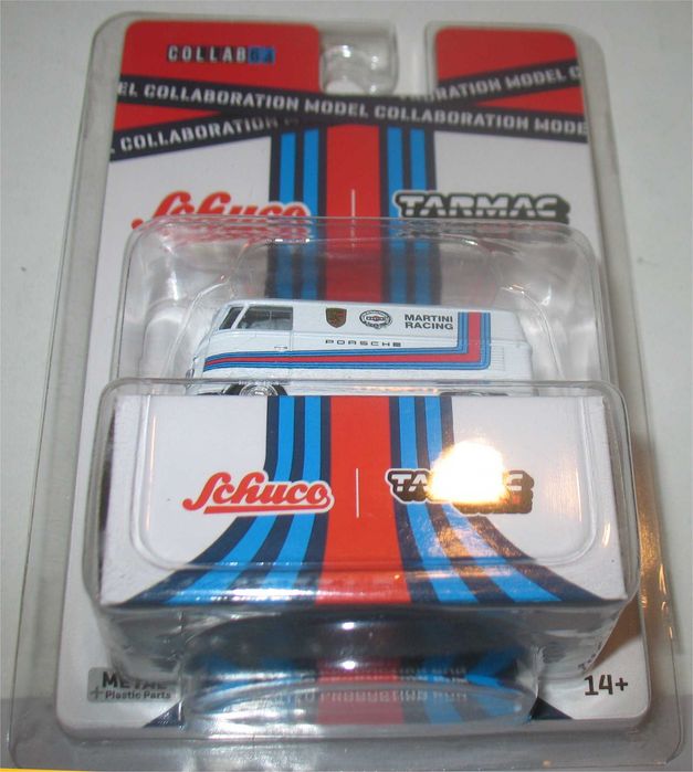 Schuco/Tarmac Works - Volkswagen Kombi T1 - Porsche Martini Racing