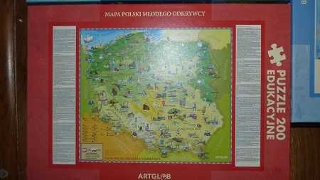 Puzzle Mapa Świata,Europy,Polski