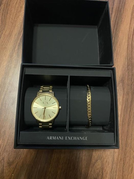 Годинник з браслетом Armani Exchange оригінал в коробці, часы Armani