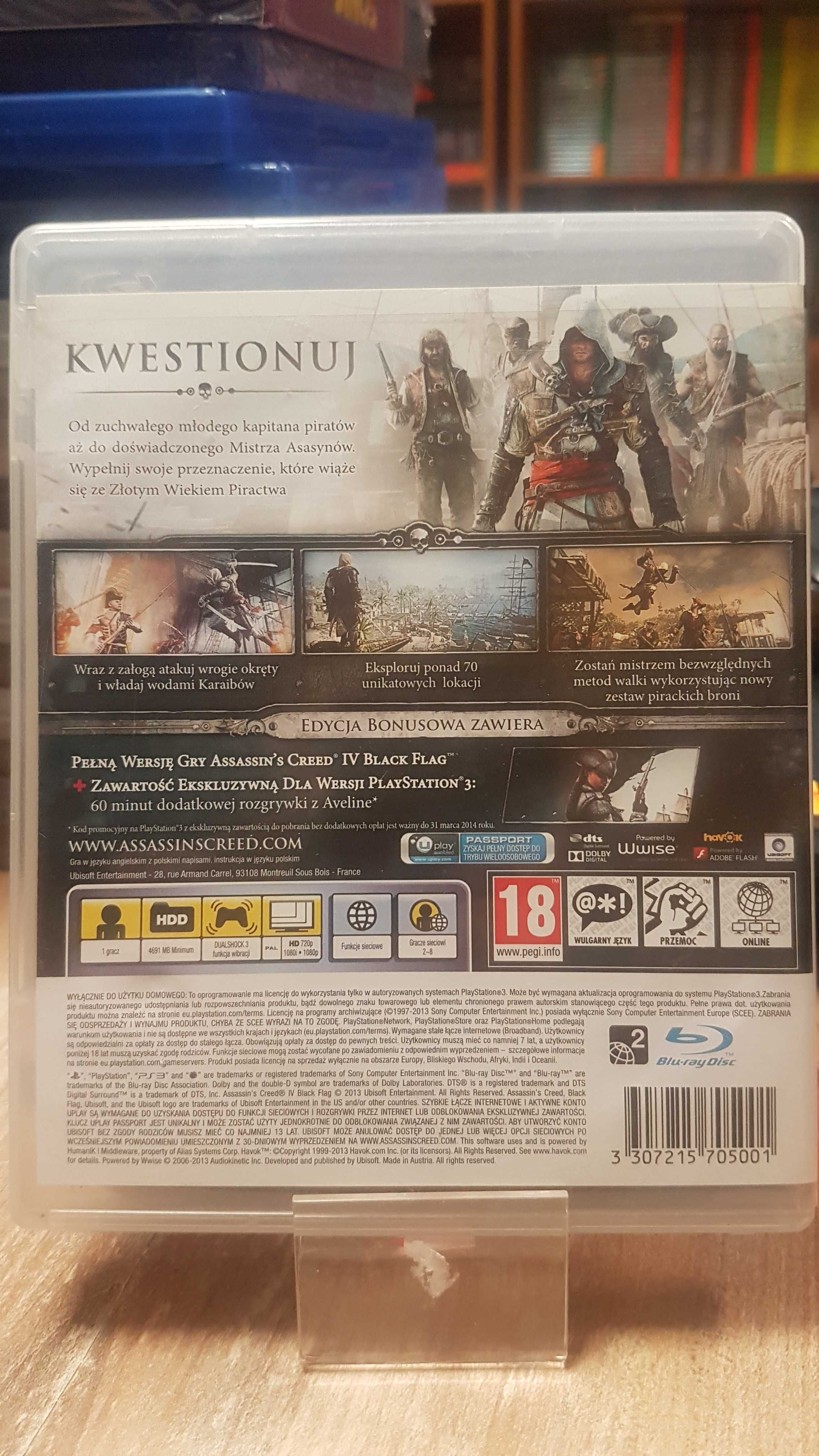 Assassin's Creed IV: Black Flag PS3 Sklep Wysyłka Wymiana