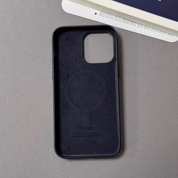 Знижка! Шкіряний чохол Leather Case MagSafe для iPhone 14 Pro Max