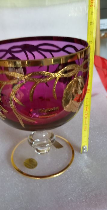 Taça murano pintada