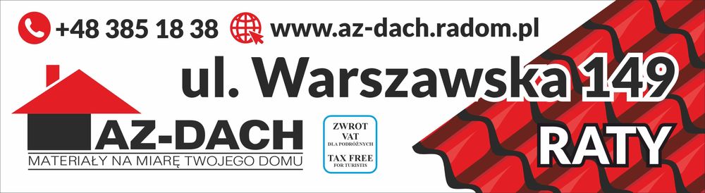 Usługi blacharskie obróbki dekarskie, naprawy dachu, rynien AZ-DACH
