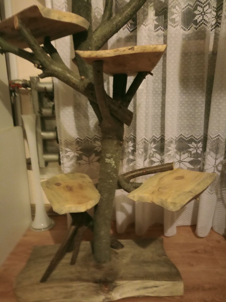 Drapak, legowisko, kwietnik na kwiaty handmade