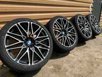 Диски R22 BMW X5 F15 E70 X6 F16 E71 818 M стиль титаны БМВ Х5 G05 G06