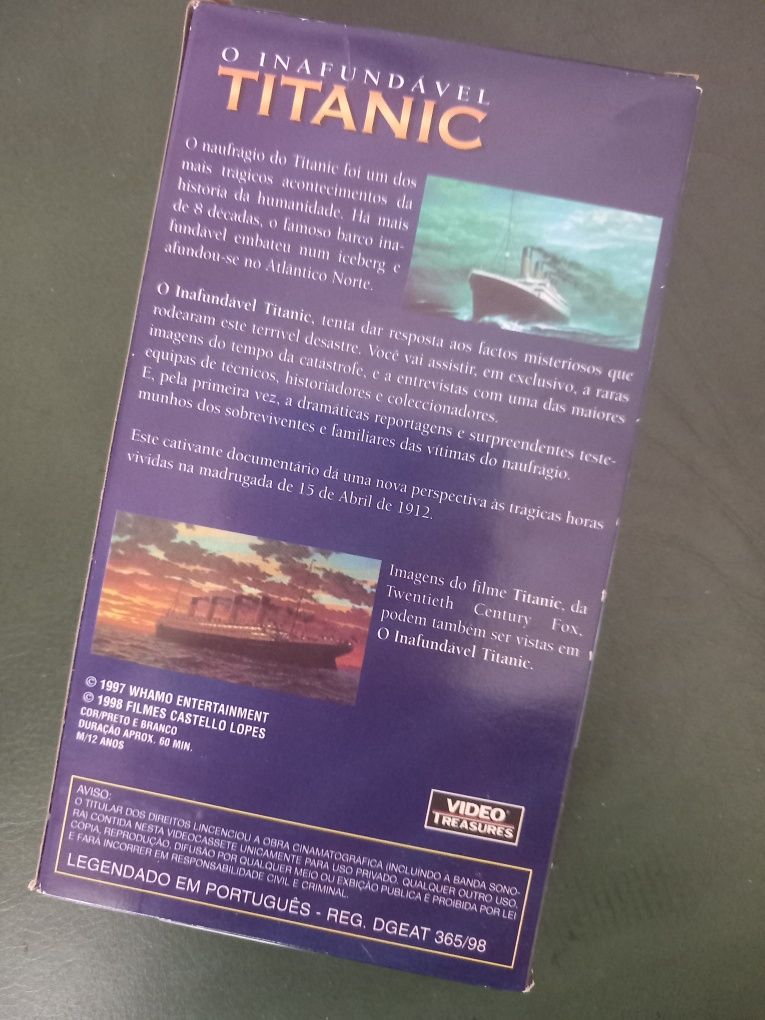 TITANIC - Documentário VHS