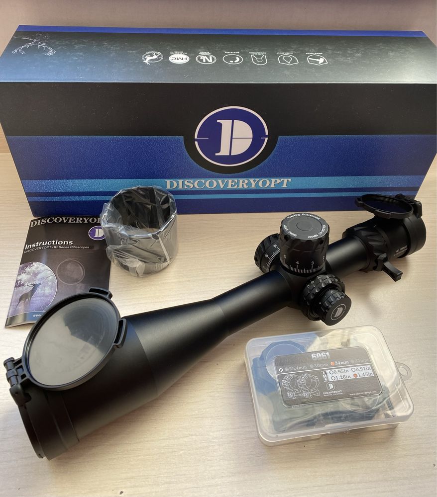 Оптичний приціл Discovery HD GEN 2  5-30x56SFIR (34мм)