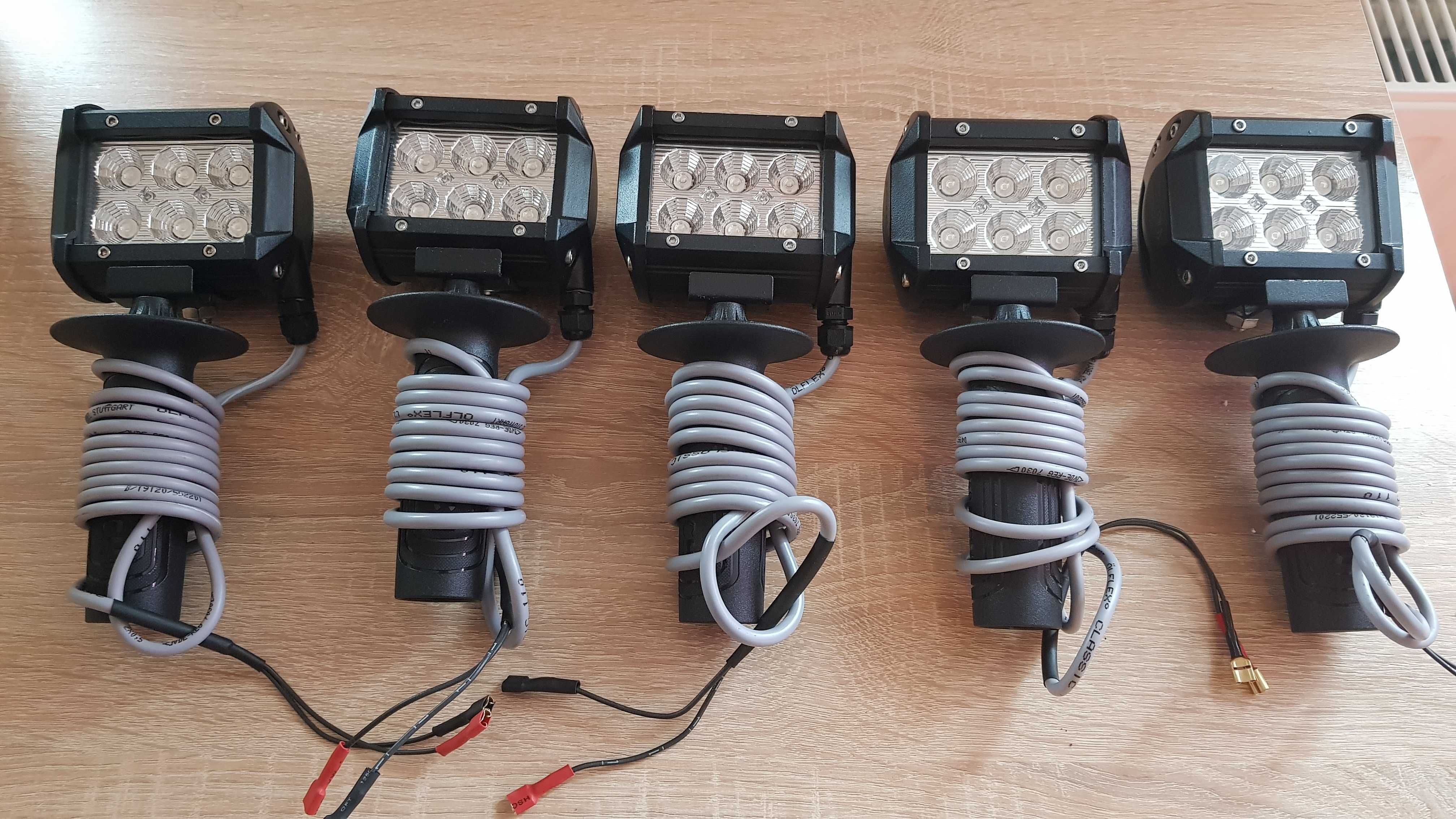 Lampa, szperacz UV - 18W - Bursztyn, warsztat - 12V
