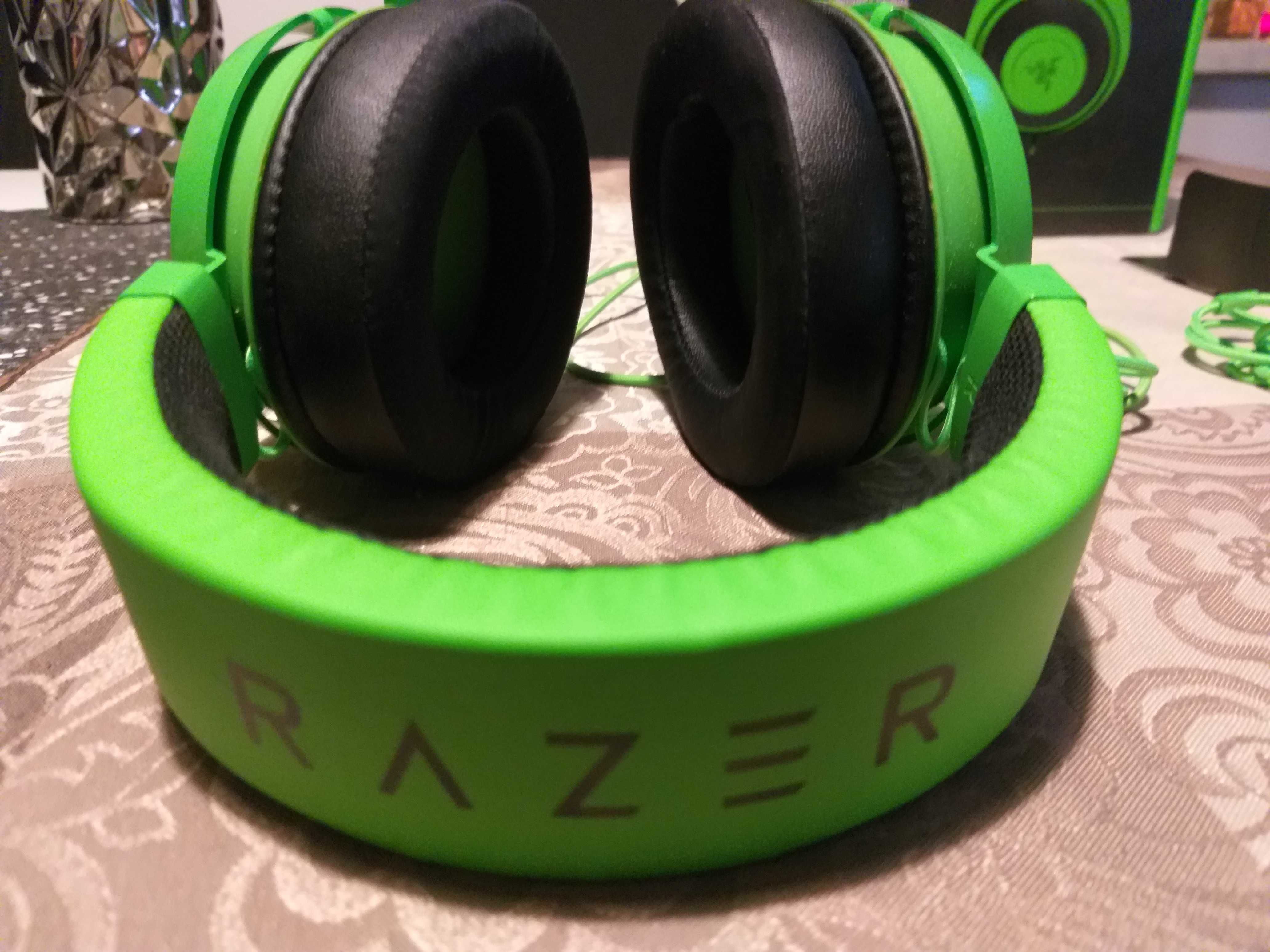 Słuchawki nauszne Razer Kraken zielone