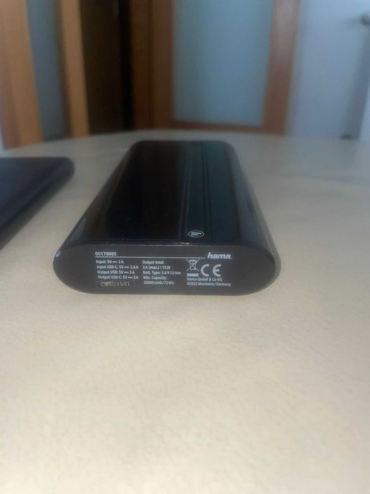 Hama Power Pack "X20", 20000 mAh,Powerbank Lazci JM2 20000mAh 22,5W