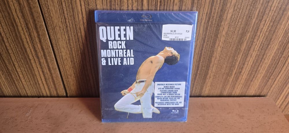 Koncert Queen Rock Montreal + Live Aid (Blu-Ray) nowe folia