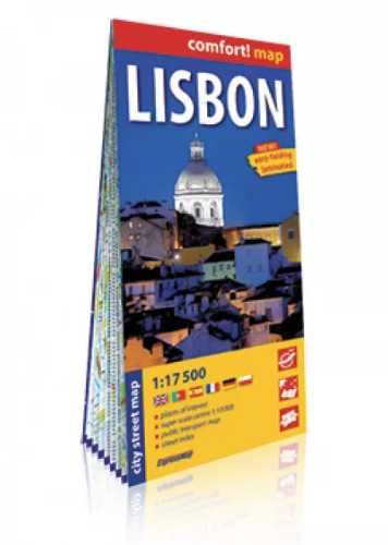 Comfort! map Lisbon (Lizbona) 1:17 500 plan miasta - ExpressMap