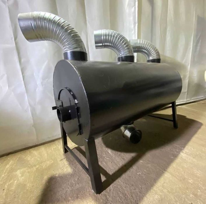 • 65кВт! 6 мм! Обдув! Теплогенератор Печь Буржуйка Булерьян ТИП 04/05