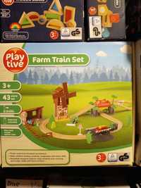 Дитяча дерев'яна залізниця (Ферма) PLAYTIVE
1495 грн 
Транспорт повніс