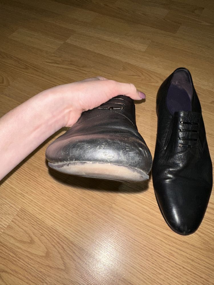 Кожаные мужские туфли