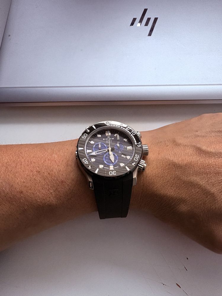 Zegarek męski Edox CO-1 Chrono Titanium 10242