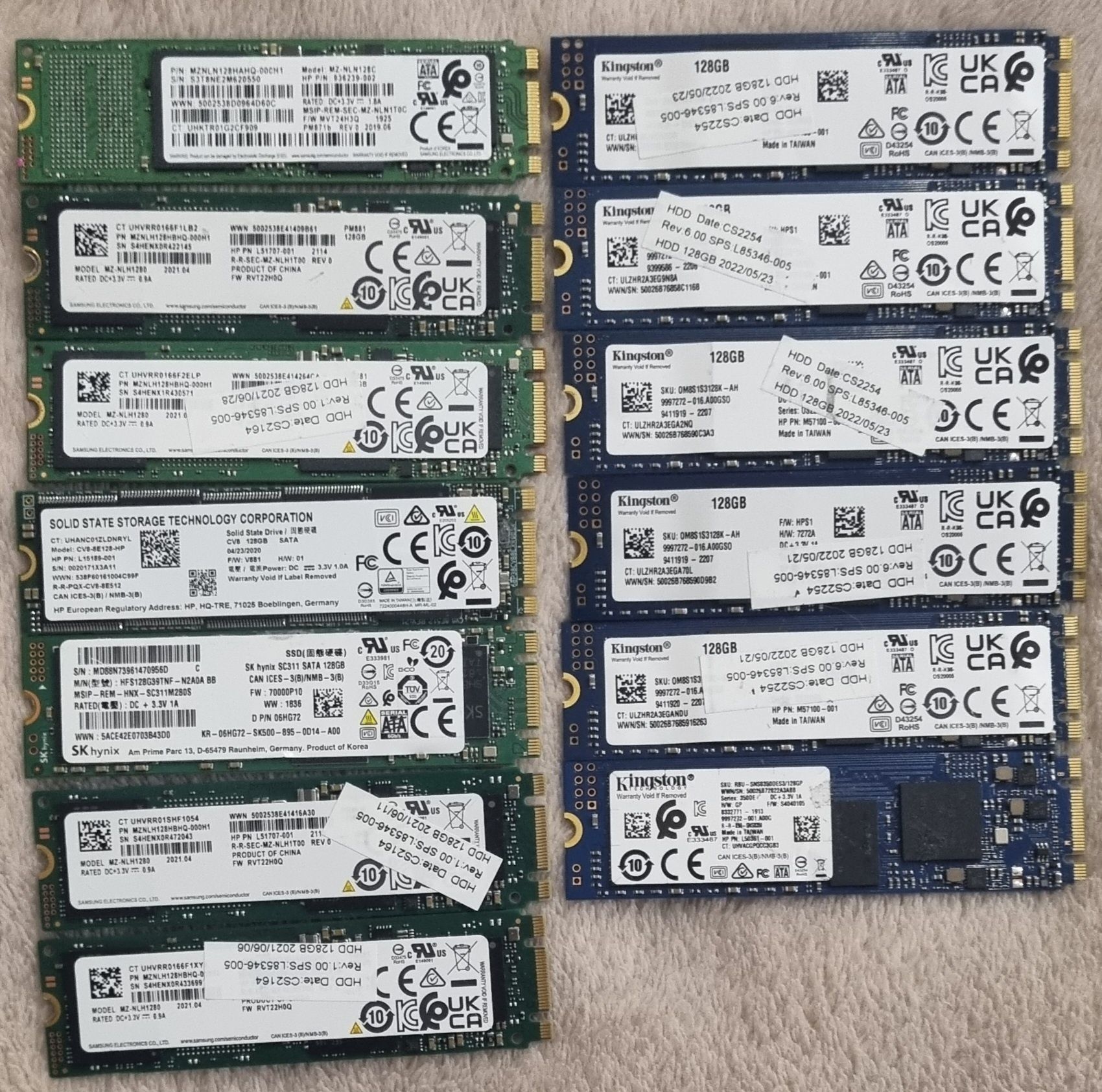 Накопичувач Kingston ssd m2 128gb