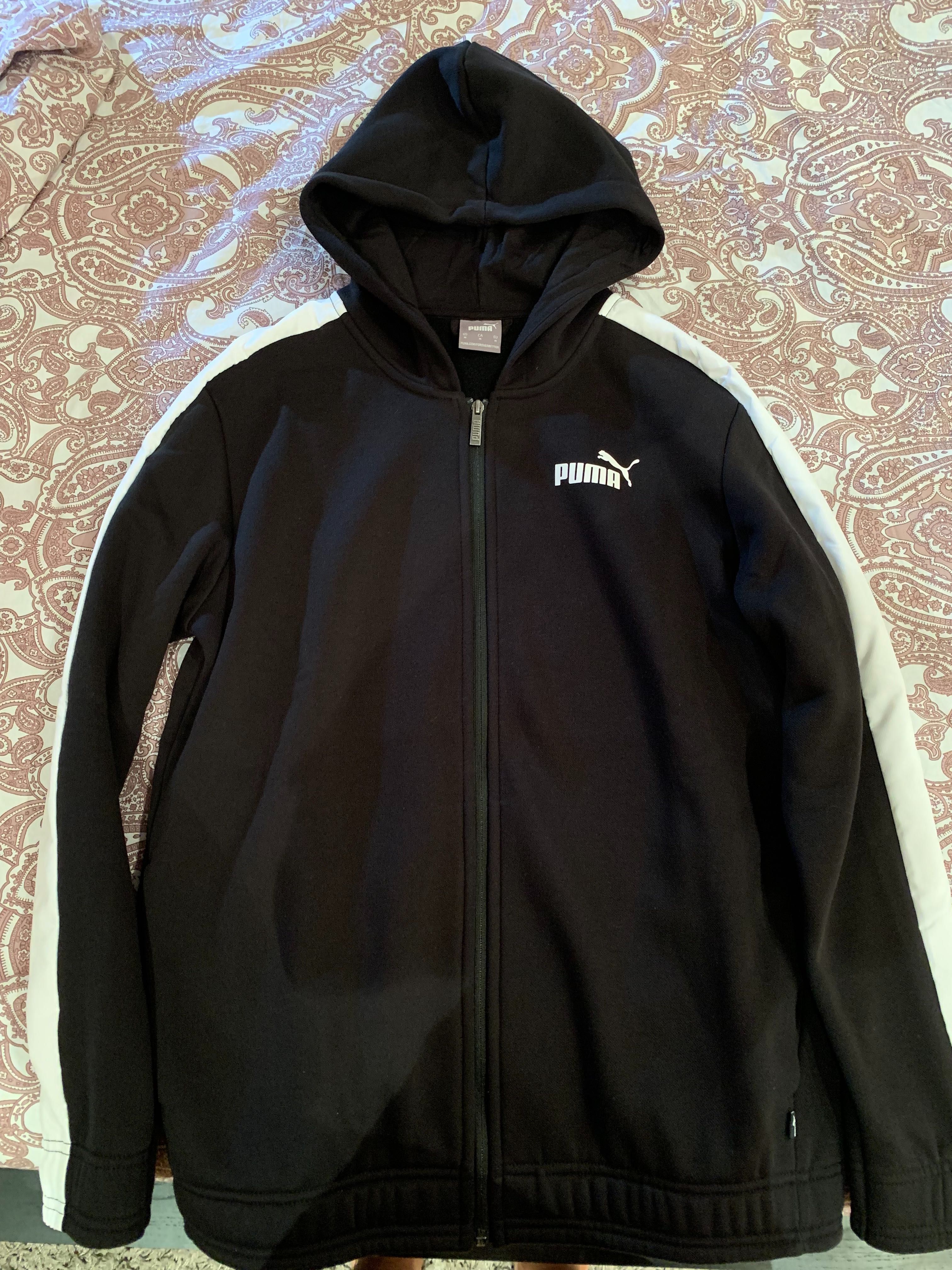 Casaco preto Puma, M, Portes Grátis