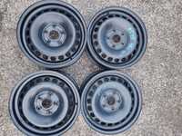 Komplet felg stalowych do Audi VW 15cali 5x112 6J et45 Osadzenie 57.1