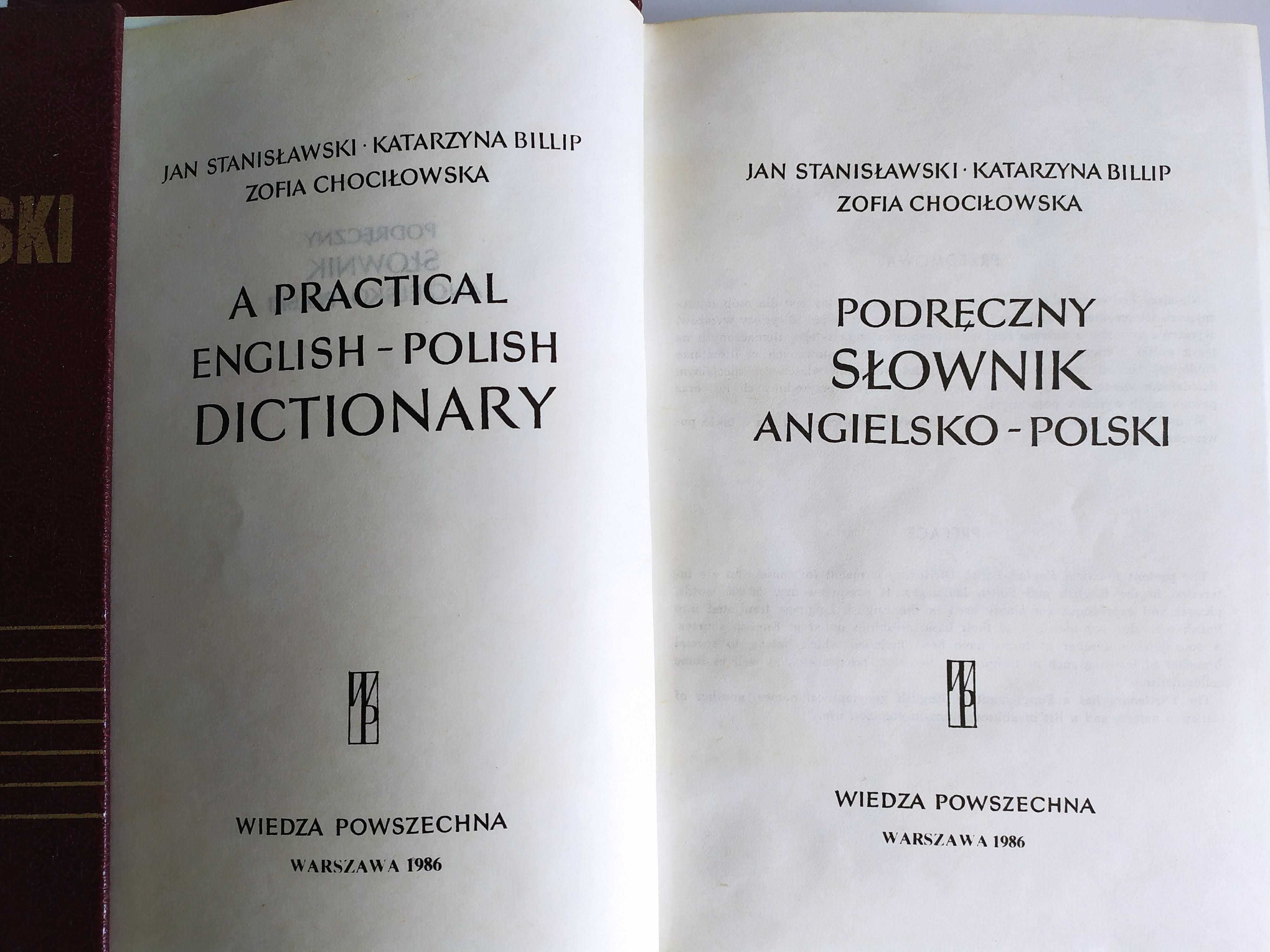 Podręczny słownik angielsko-polski i polsko-angielski WP