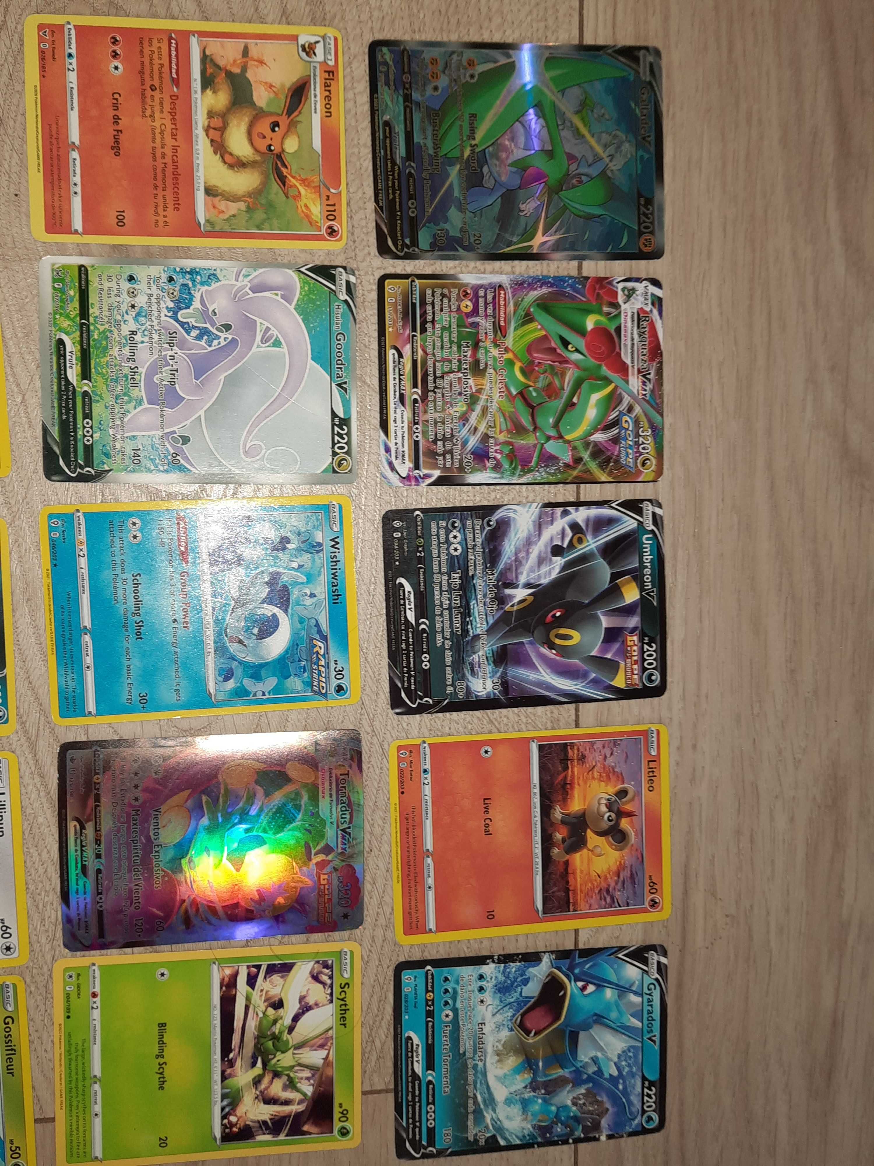 Karty pokemon 25szt + puszka na karty