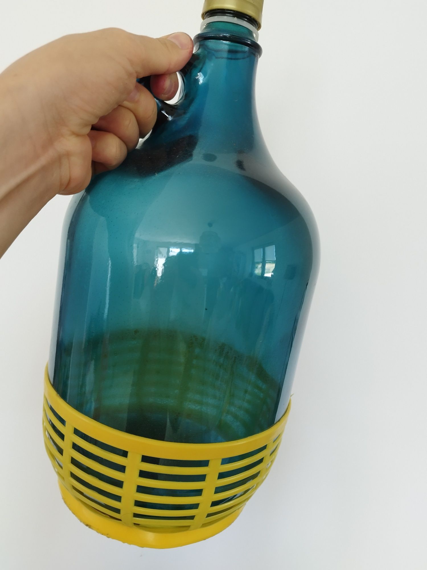 Szklana butla na wino Gąsior