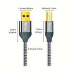 USB-кабель для принтера, USB-A - USB-B