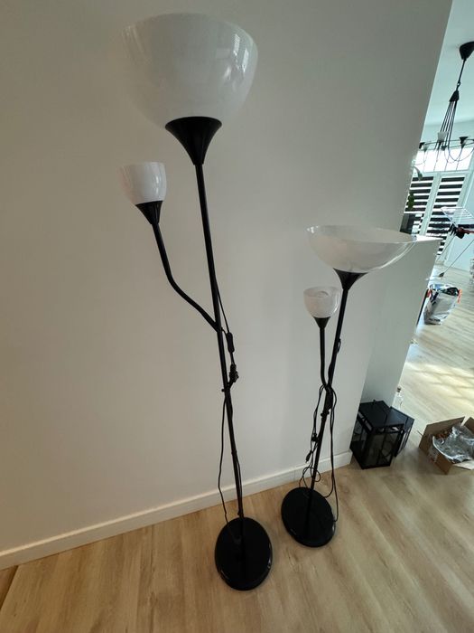 Lampa podłogowa  Ikea Not czarna