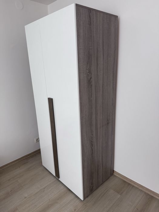 Biała szafa 201x100x60 używana stan idealny