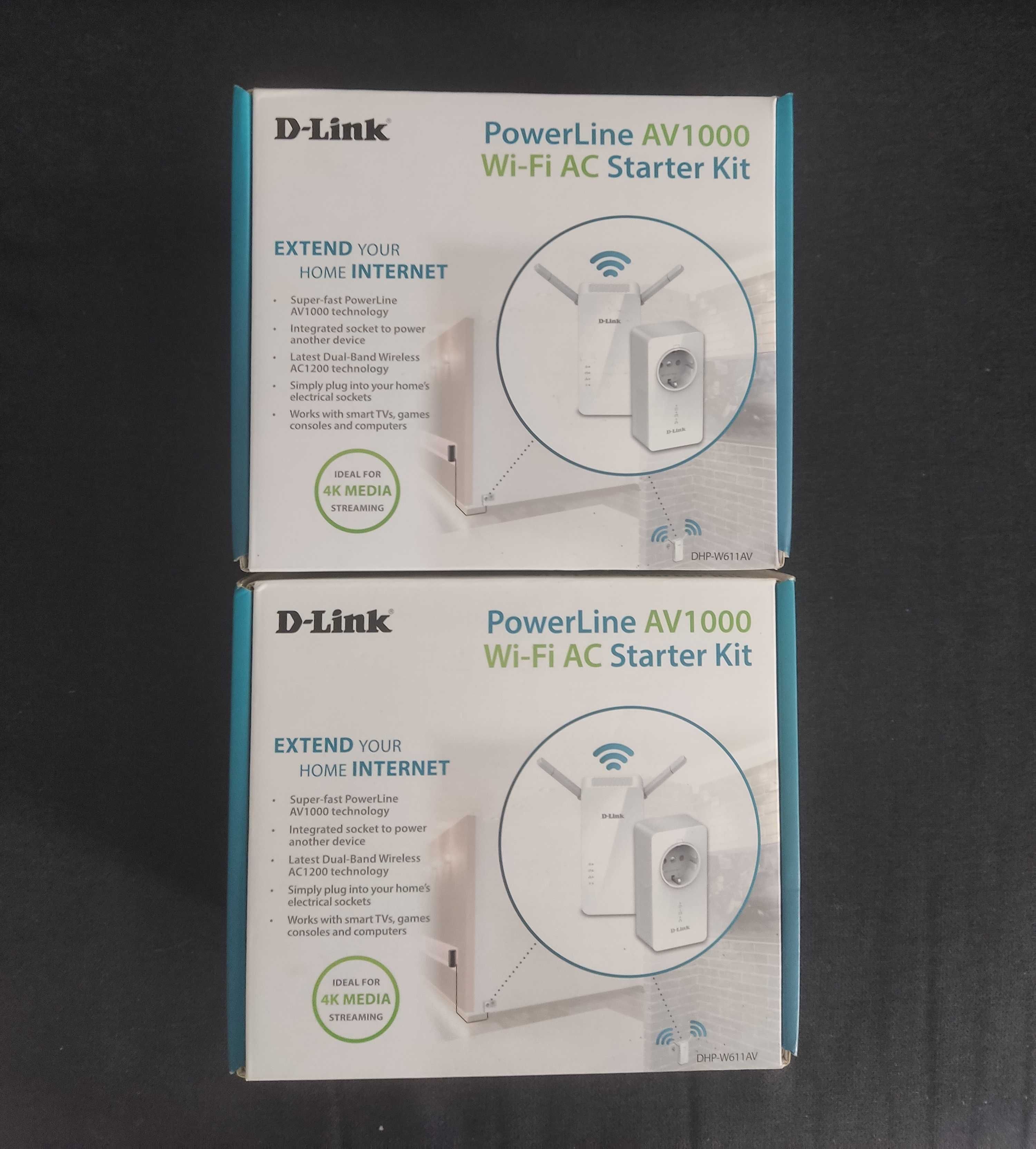 D-Link Powerline AV1000 Wifi AC Starter Kit - Conjunto de 2 Kits