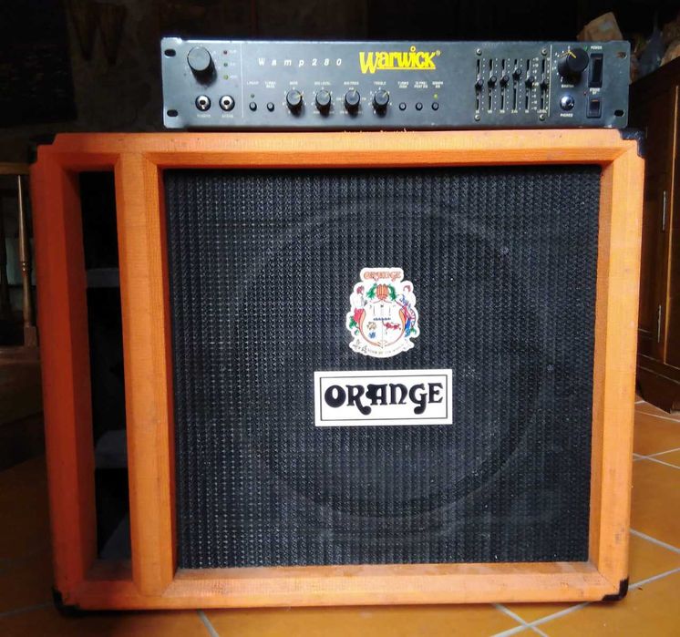 Coluna Orange OBC115 x Warwick Wamp 280