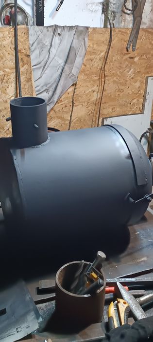 Буржуйка,з газового баллона