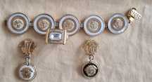 Creator Gianni Versace, Vintage ,pozlacane 24 carat