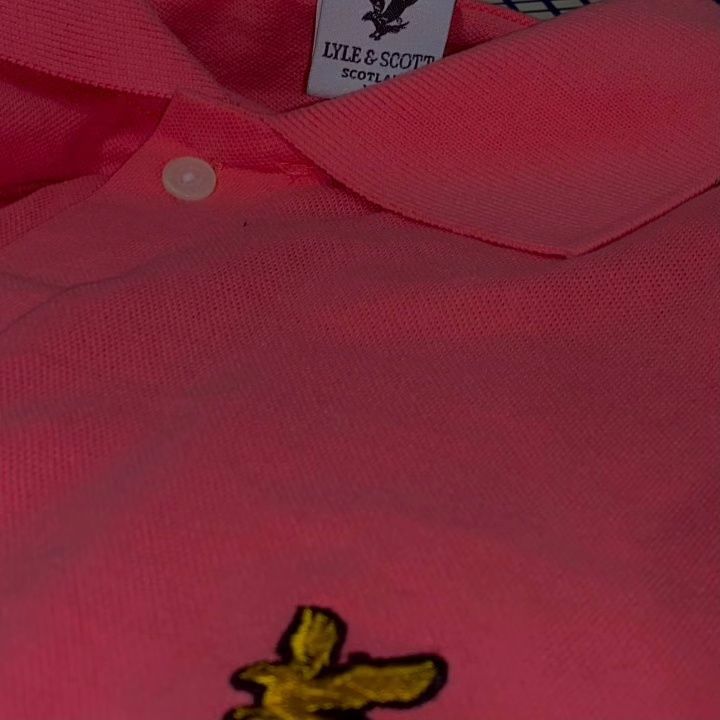 Поло Lyle & Scott Golf Tech Polo Shirt Orange