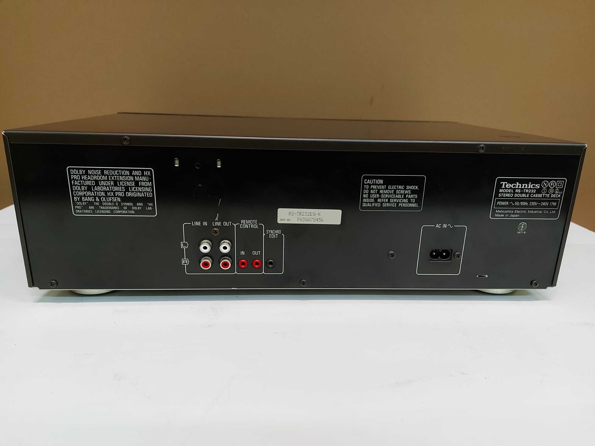 magnetofon Technics RS-TR 232