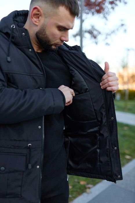 Мужская зимняя парка Nike водонепроникна зимова куртка найк (до -30°C)