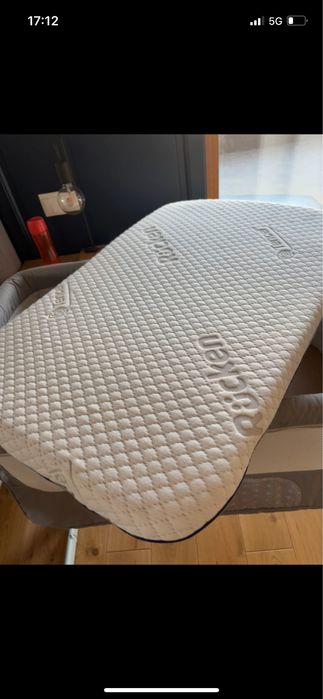 Łóżeczko dostawne Skiddou Natt + materac Rucken UnoMe GRATIS!!!