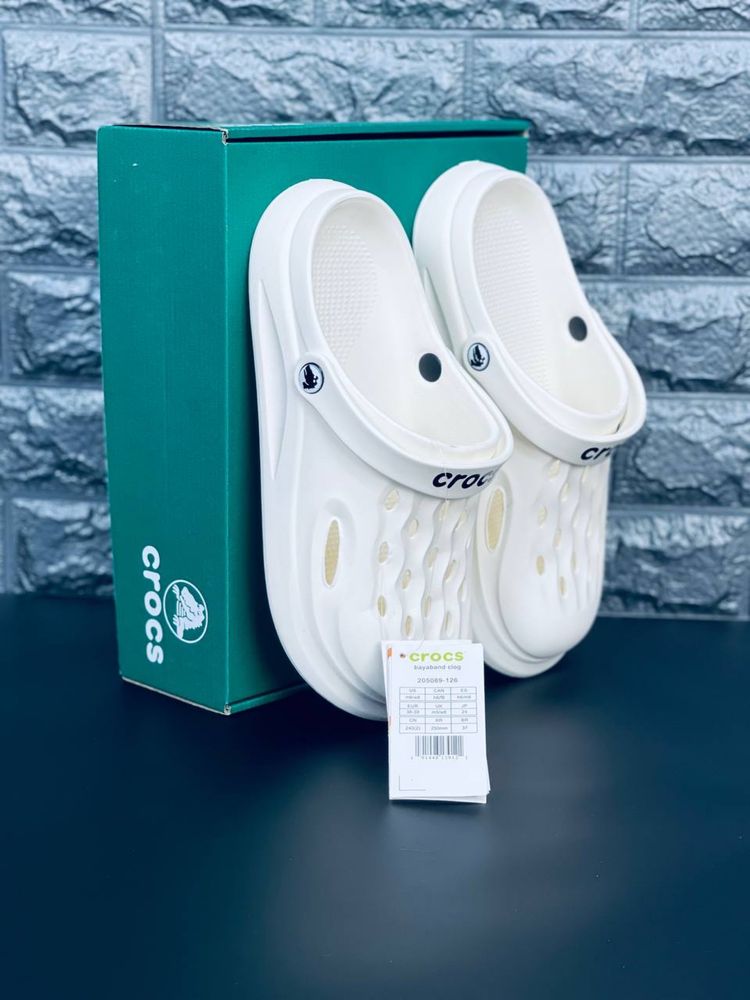 Мужские кроксы белые / Crocs чоловічі білі / Крокс белые мужские