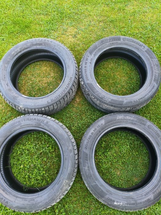 2x Opony zimowe 205/55/16 Continental