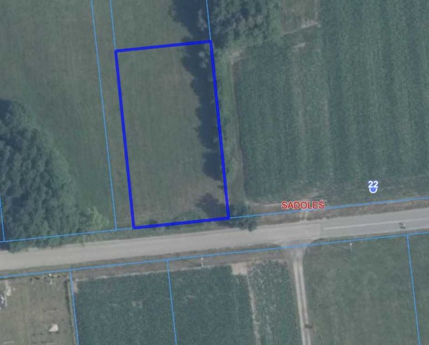 Sprzedam działkę budowlaną 2002 m² – Sadoleś, gm. Sadowne