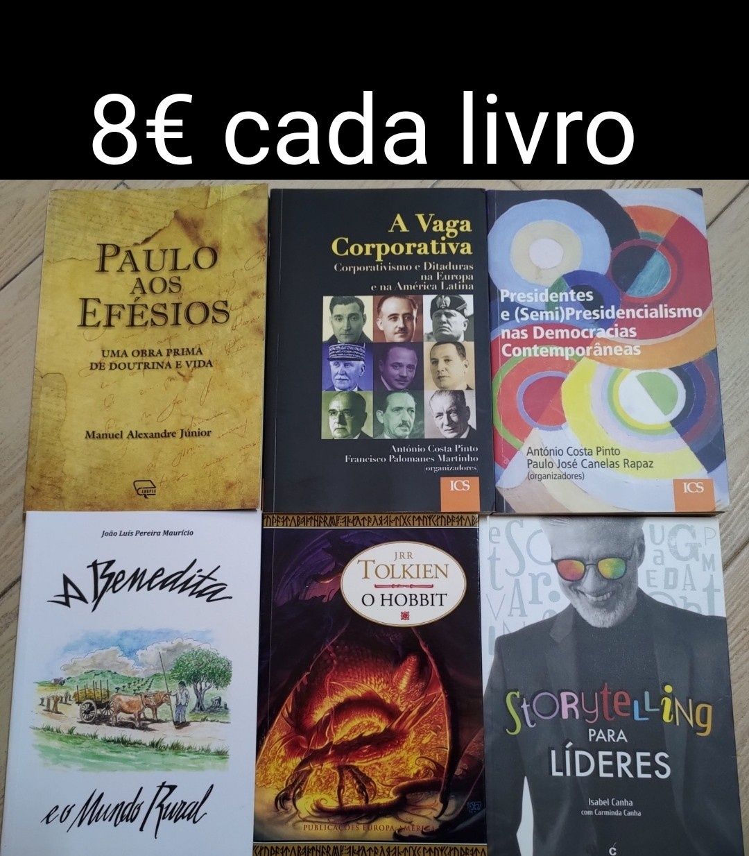 Livros novos, valores nas imagens