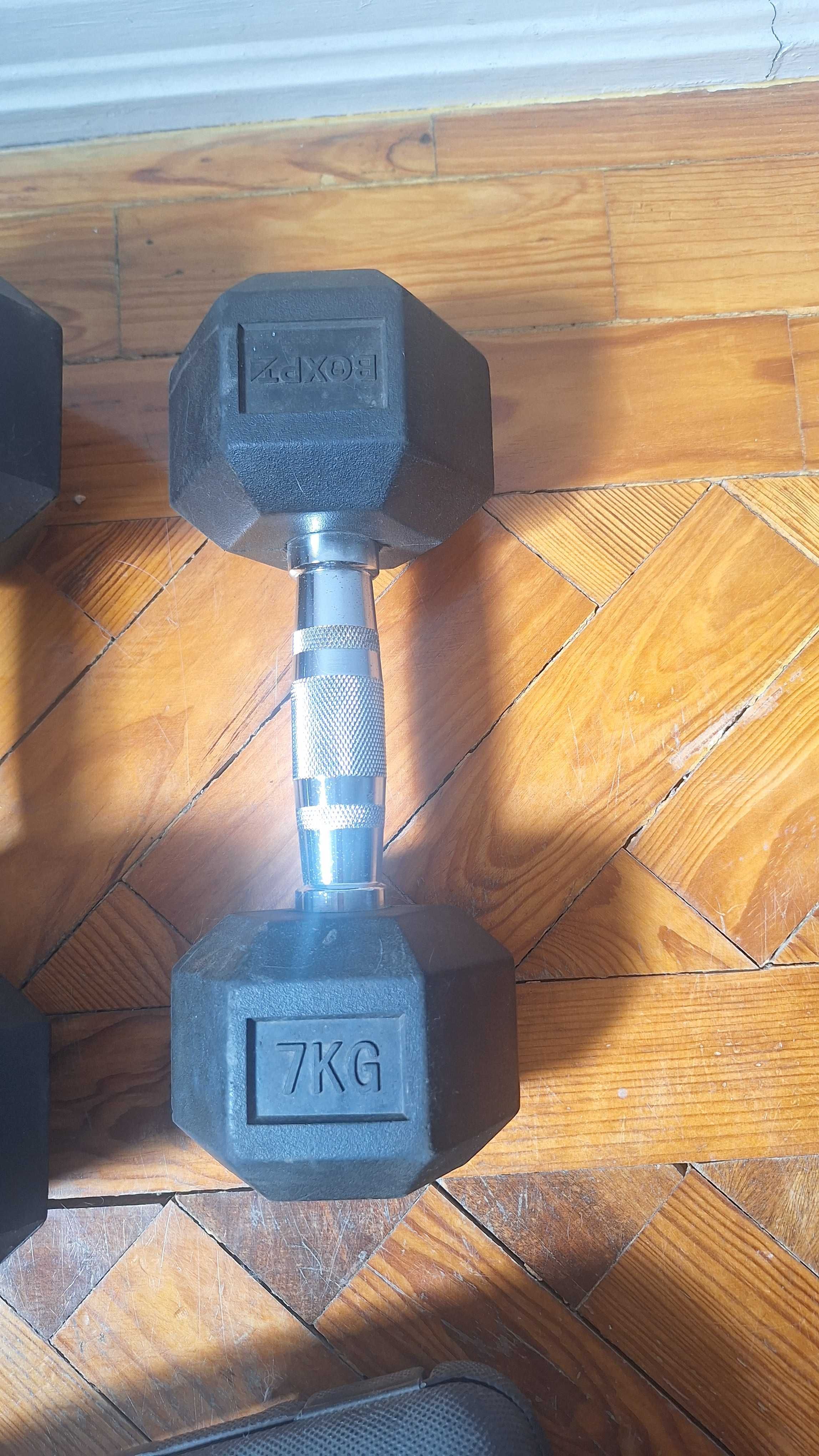 Halter de musculação de 7kg