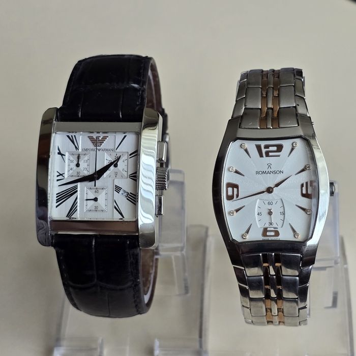 Часы Romanson и emporio armani .