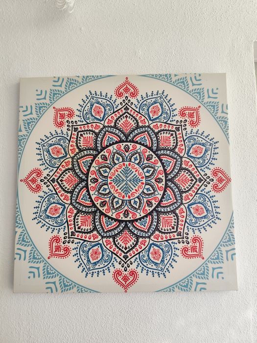 Tela mandala impressa