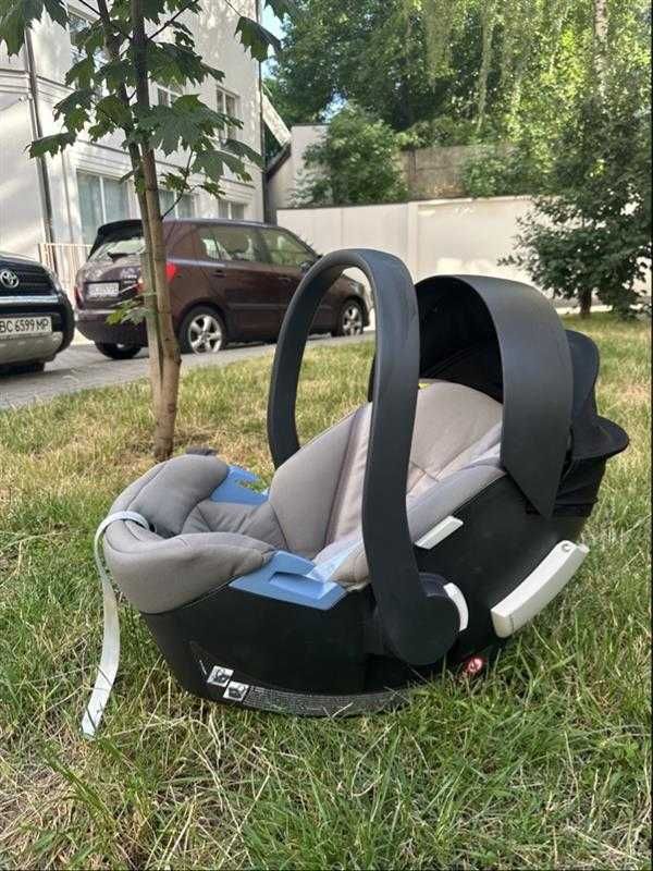 Cybex Priam 3в1 Soho Grey на шасі Rose Gold — повний комплект